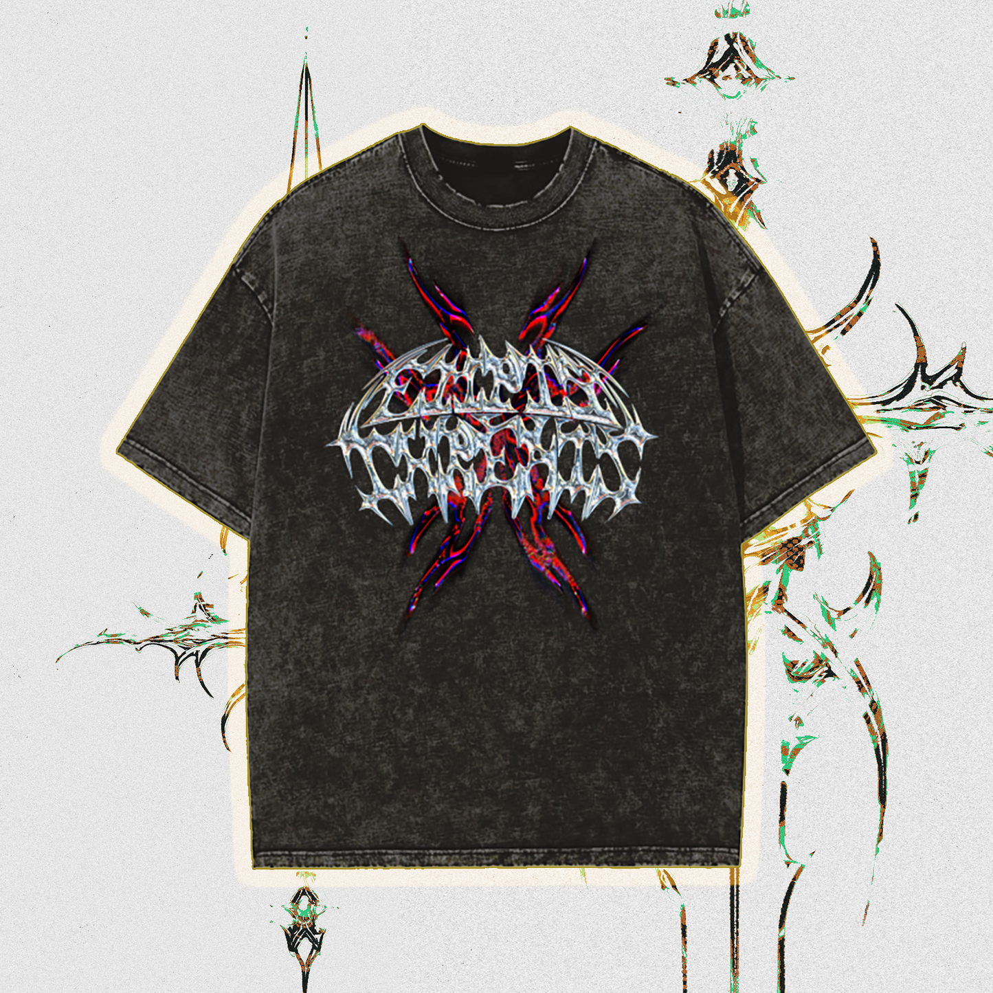 Empty Threats Metal Logo Tee